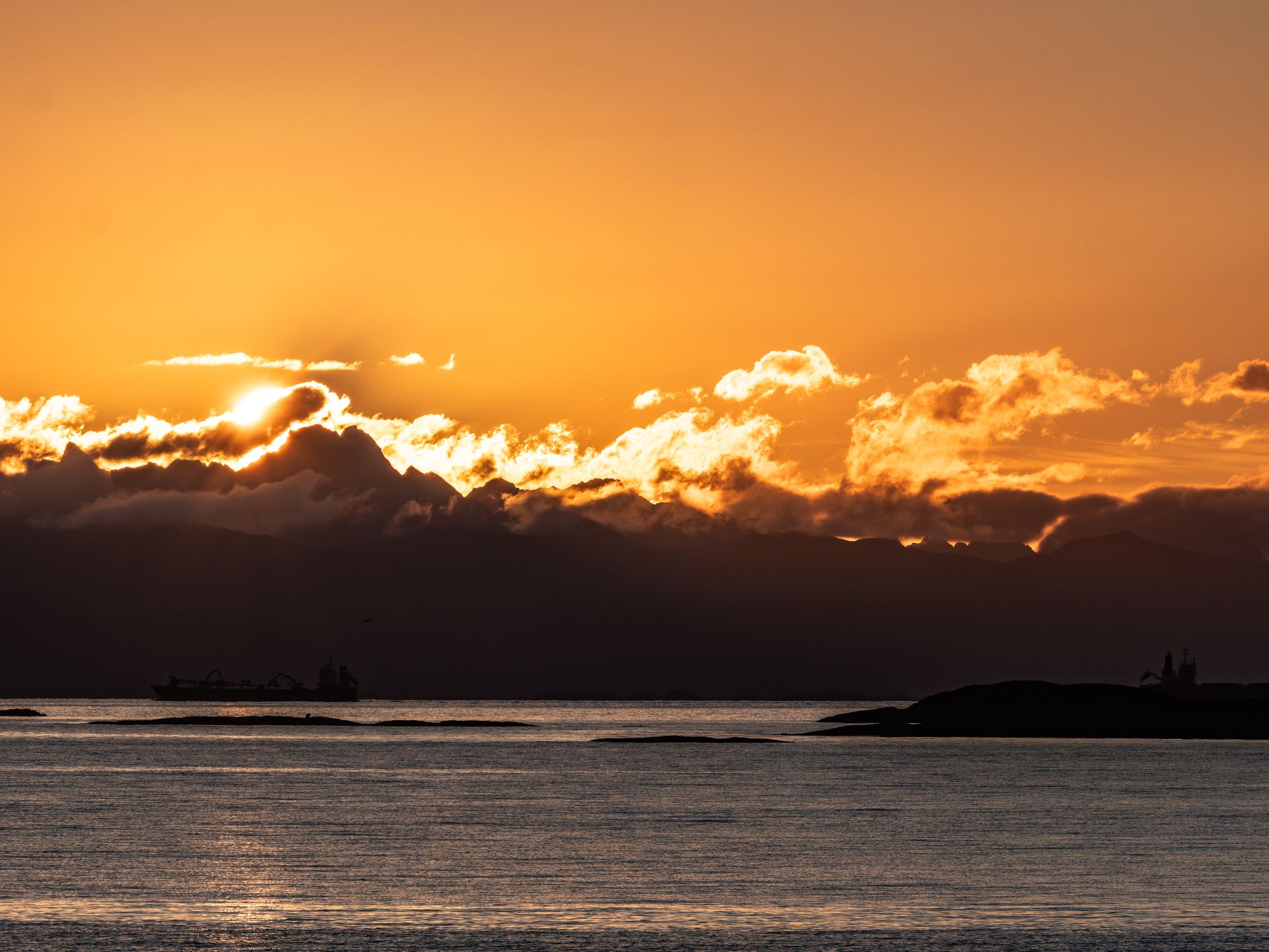 Lofoten in der Abendsonne 22:35 Uhr